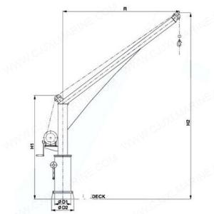 Quality Manual Non-amplitude Crane wholesale
