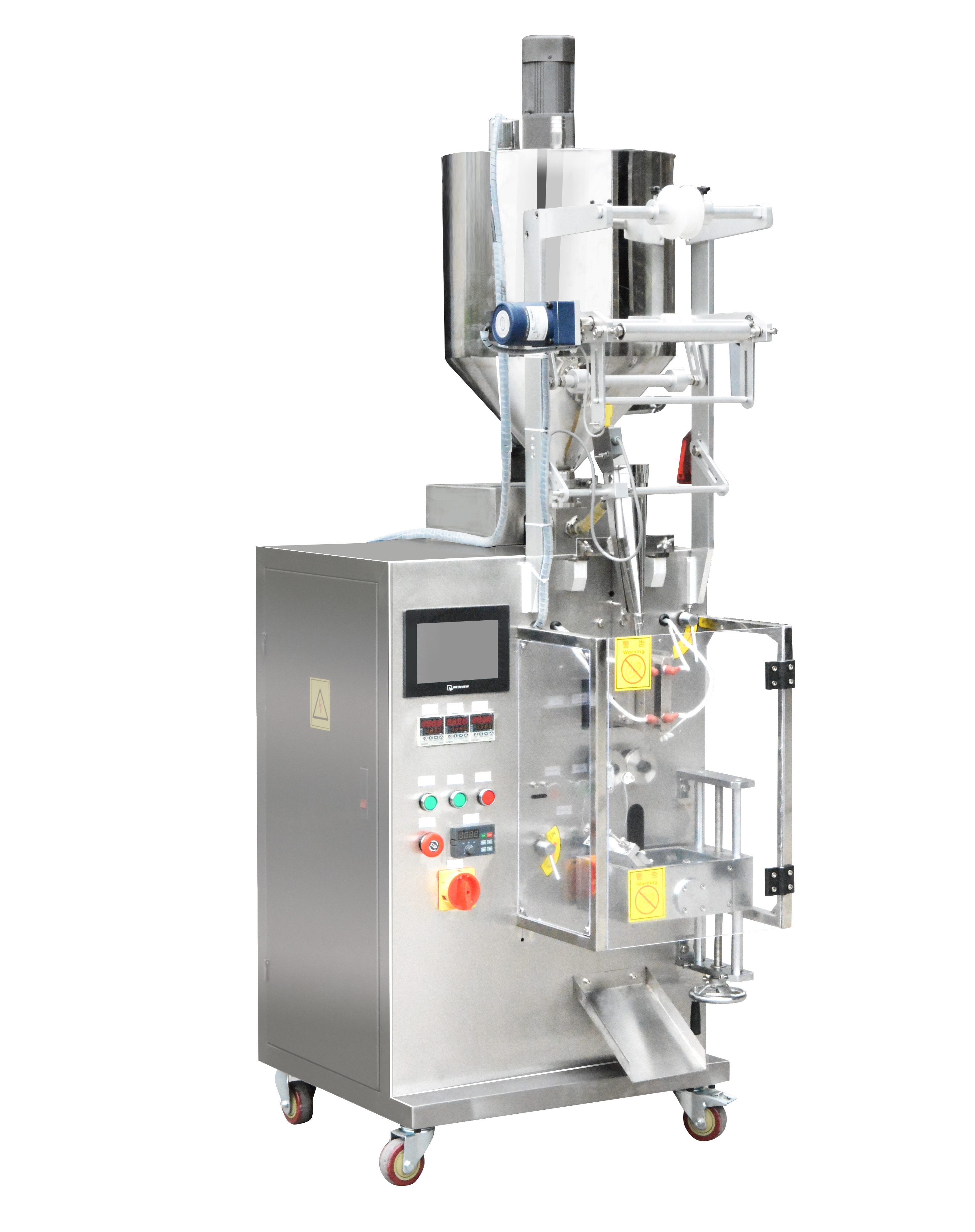 LC-220L Food Grade Stainless Steel 10ml KCF Ketchup Automatic Filling And Packaging Machine Potato Sauce Pouch Packing