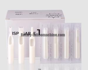 Quality Pre Sterile Disposable Tattoo Tips Medical Grade PE Material White Color RT/FT/DT Type wholesale