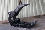 Antiwear Mechanical Excavator Grab , Wood Log Grapple For Forestry Machinery