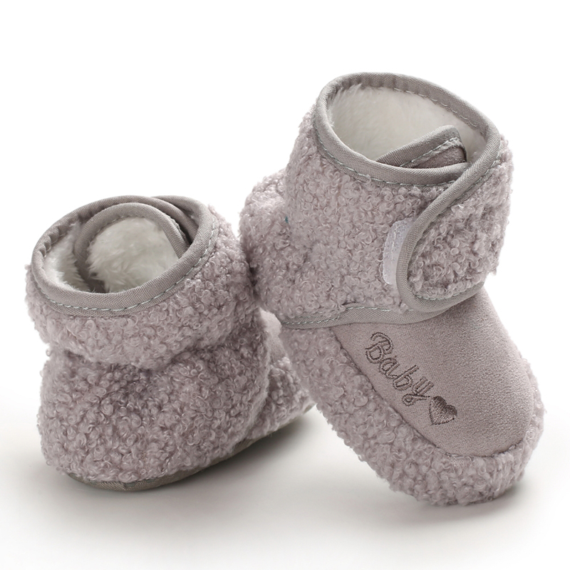 Newborn Baby Flannel warm Winter boots antislip Toddler infant baby boots shoes