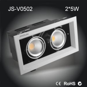 Quality 2*5W High power Epistar COB LED venture box light ceiling spot light wholesale