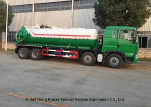 Quality HOWO 8x4 Septic Vacuum Trucks , Sewage Removal Truck High Capacity wholesale