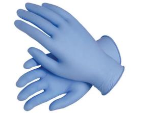 Quality Ambidextrous Disposable Nitrile Hand Gloves Roll Back Prevention wholesale