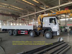 Quality XCMG 8X4 8 Ton Telescopic Truck Cranes SQ8SK3Q With Throttle Control System wholesale