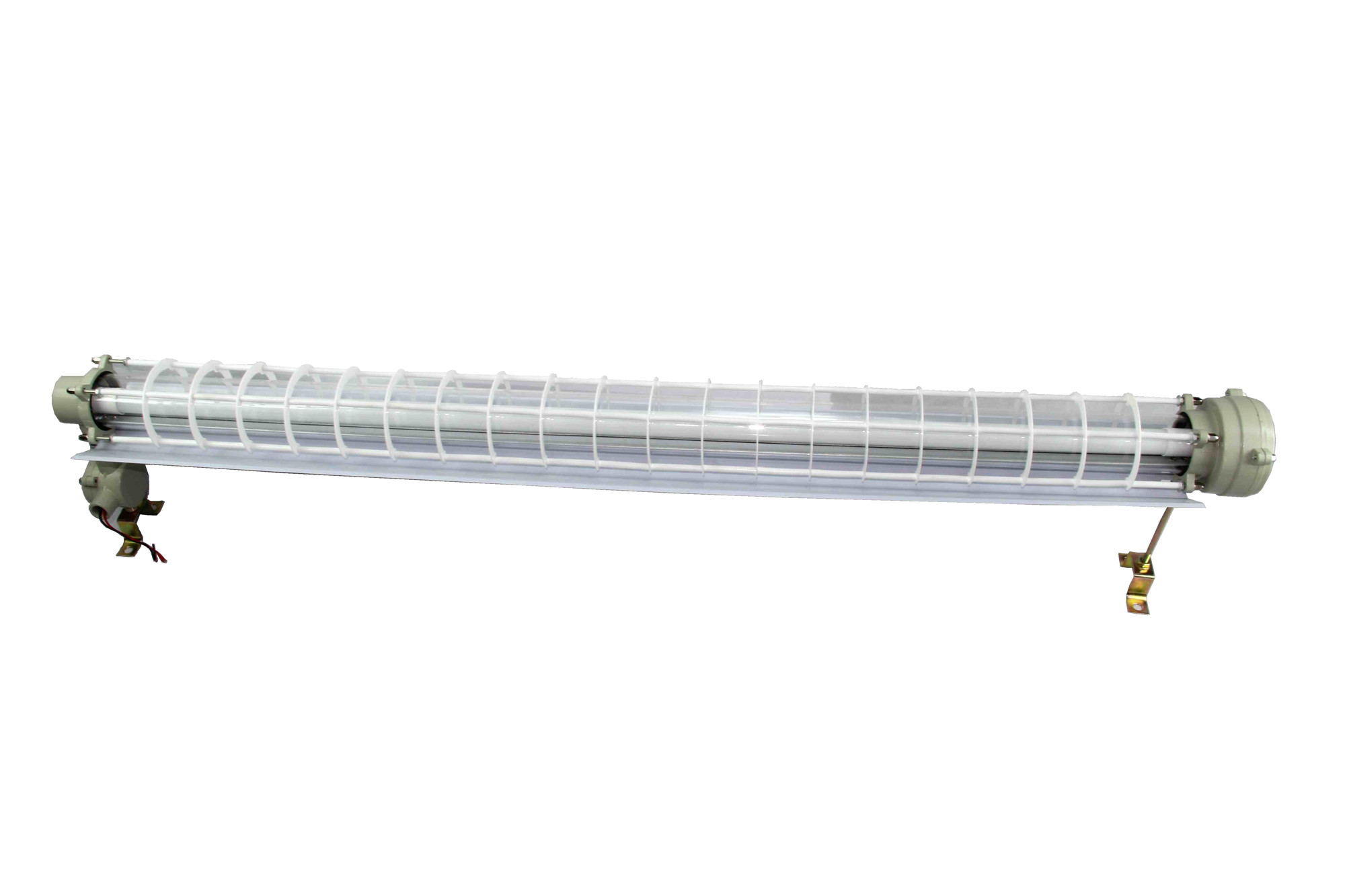 Stainless Steel Exposed Fasteners 1200mm 50/60Hz Ex-proof Fluorescent Light Fixture L700*W700*H90 For Gas Pipelines