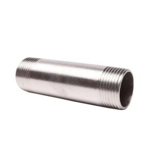 Quality 1/4''-4.0'' Stainless Steel Male Thread Pipe Nipple for Sanitary Double Pipe Fittings wholesale