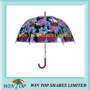 Quality 23&quot; Women Flower PVC Umbrella wholesale