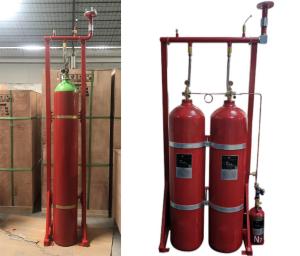 Quality Enclosed Flooding IG55 System Argonite Suppression System 140L wholesale