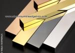 Mirror Black / Rose Gold Stainless Steel Inlay Groove U Patti / U Profiles