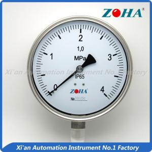 Quality Laser Welding High Pressure Gauge / SS Bottom Connection Pressure Gauge wholesale