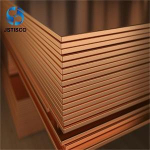 Quality 0.1mm To 500mm Pure Copper Plate 3MM Copper Sheet wholesale