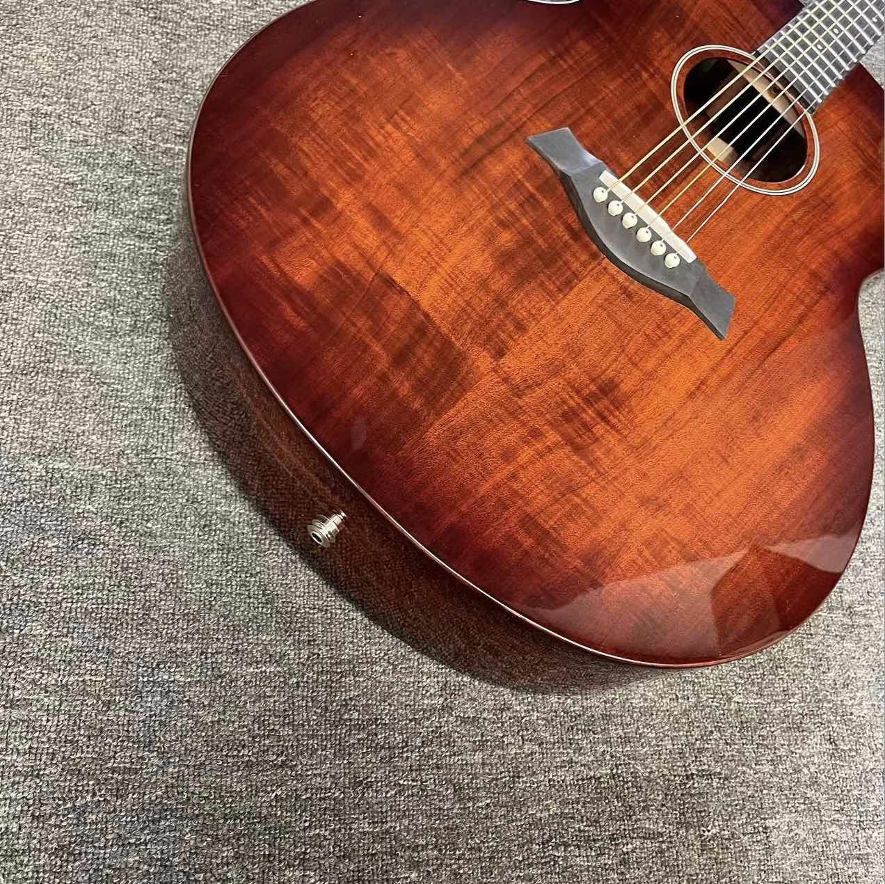 Custom 43 Inch KOA Wood Jumbo Acoustic Guitar with BB Band Electronic