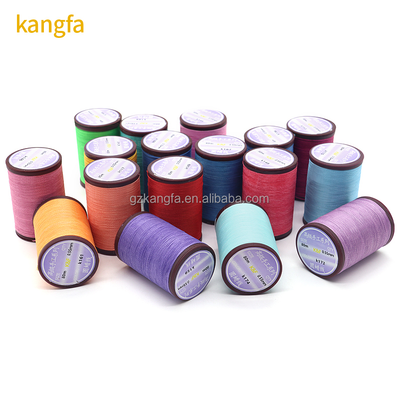 0.8mm Round Waxed Thread Polyester Cord Support 7 Days Sample Order Lead Time for DIY