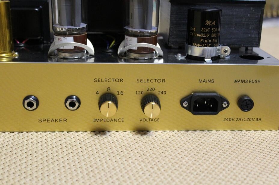 Custom Grand JTM45 Handmade Amp Head 50W in Black with Imported Gold Stripe AAAAA Grade Cabinet
