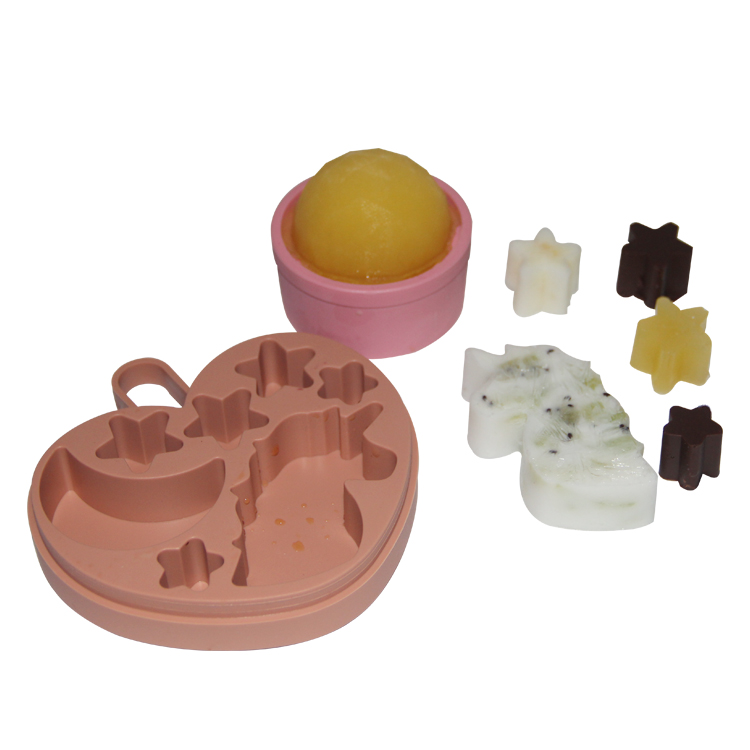 2 pcs food grade silicone diamond ball shaped ice cube tray silicone ice cube tray  mold