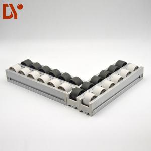 Quality Sliding Roller Track Conveyor / Gravity Roller Track For Industrial Storage wholesale