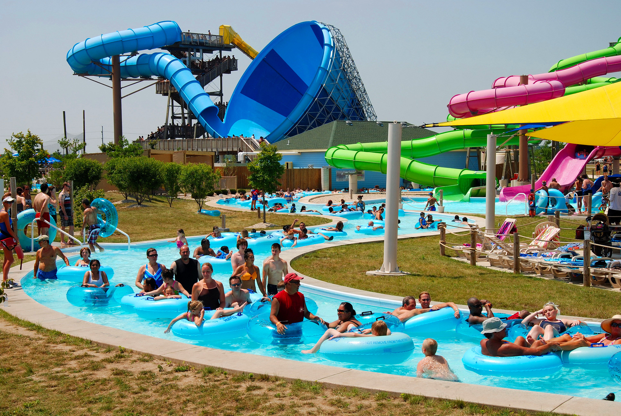 Big Trumpet Water Theme Park Equipment Adult Commercial Fiberglass Water Slides