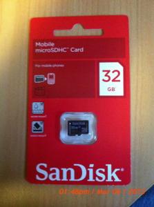 Quality SanDisk Micro SDHC(TF) Card Class2 (32GB) Price $50 wholesale