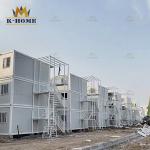 Steel Frame Structure House Construction Of Labour Accommodation