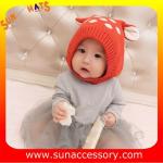 AK17022 Sun Accessory customized wholesale baby kids knitted beanie caps and