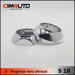Xenon Projector Shroud 3 Inch LED HID Headlight Covers For Car