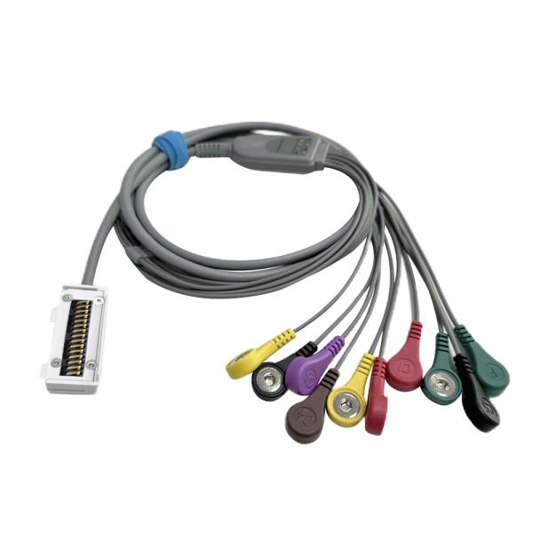 Meditech Cardiup ECG Holter Cable For CardiUP!3 CardiUP!12 TPU Jacket 10-channel