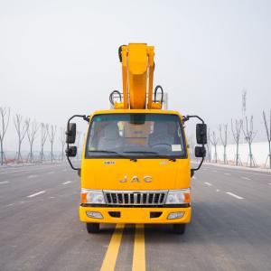 Quality Two Person Cab Aerial Work Platform Truck with Front and Rear V Outriggers wholesale