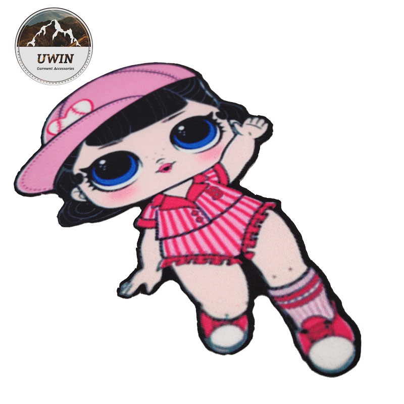 Handmade LOL Woven Badges Personalised , Eco Friendly Sequin Custom Printed Patches