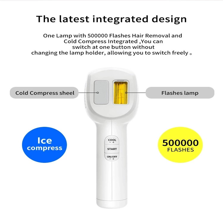 Skin Rejuvenation 50HZ CE 900nm Ice Cool IPL Hair Removal