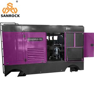 Quality 294KW Diesel Engine Mining Screw Type Air Compressor Machinery Stationary wholesale