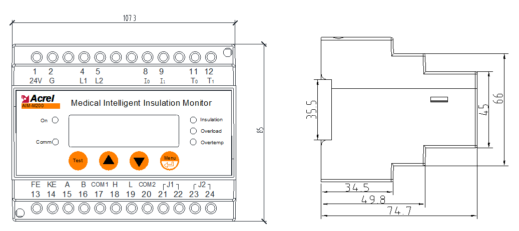 45~60Hz Medical Remote Test Signal Generator for Annunciator ASG150
