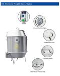 Commercial Grade 12KW Rost Duck Furnace Double Layer Stainless Steel Design With