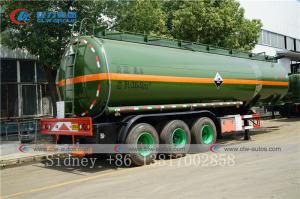 Quality 36cbm Q345 Mild Steel Liquid Ammonia Tanker Semi Trailer wholesale
