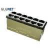 Buy cheap Magnetic RJ45 Connector 2 x 6 ports 10G BASE - T RJ45 Jack Surge Protection EMI from wholesalers