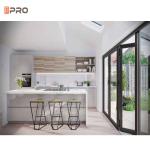 Powder Coated Scissor Gate Door Bi Fold Doors ISO9001 Standard