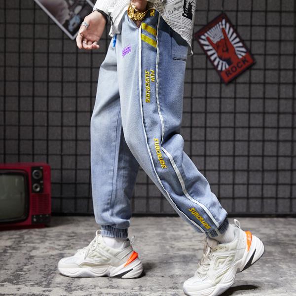 Clothing manufacturers for small orders 100% Cotton Enzyme Wash Men Pants Male
