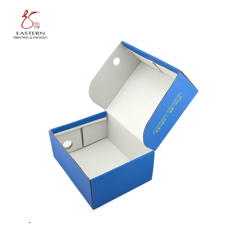 1pc Pink Corrugated Shoe Box Packaging CMYK Pantone With Kraft Inside