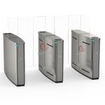 Anti Pinch 304 Stainless Steel Access Control Sliding Gate Turnstile 600mm