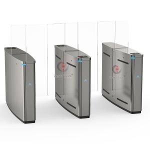 China Anti Pinch 304 Stainless Steel Access Control Sliding Gate Turnstile 600mm on sale