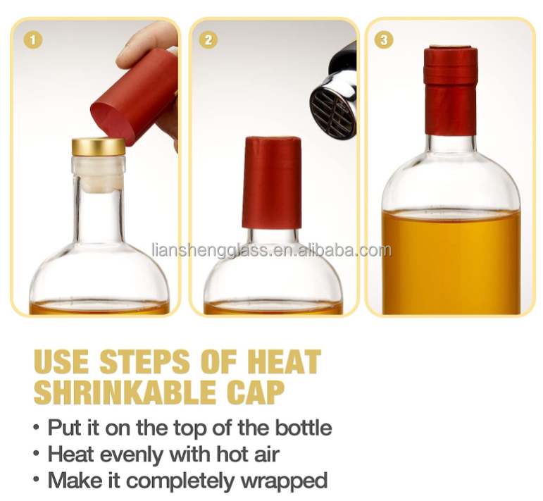 Glass Wine Bottles Vodka Whisky Glass Bottles With Cork from 375ml 500ml 700ml 750ml
