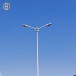 5M Q235B Street Light Post Round Conical All In One Earthquake Resistant