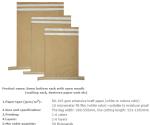 Charcoal Briquettes, BBQ Kraft Paper Charcoal Bag, Grill Packing Bag, Size 3kg