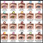 OEM Cosplay Contact Lens Soft Halloween Crazy Colored 40% Water content