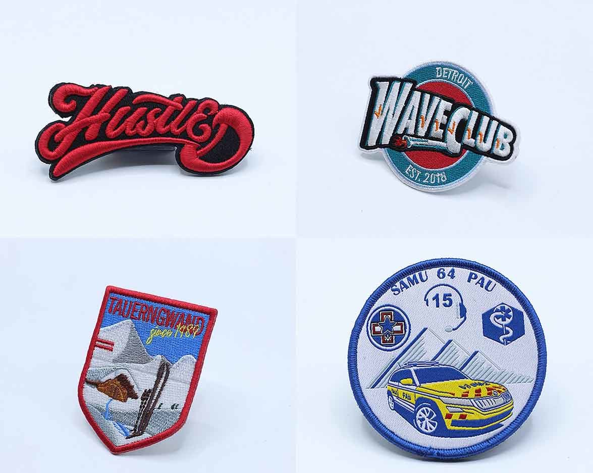 Chinese Style Clothing Embroidered Patches Sew On T Shirt Die Cut Applique​