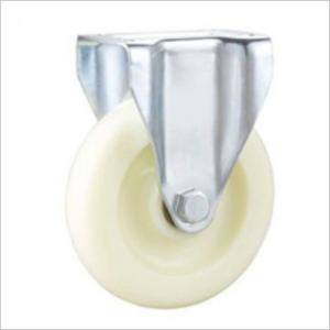 Quality 5 Inch Nylon Trolley Wheels Rigid Caster Fixed Castors wholesale