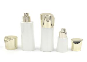 Quality Airless Cream Squeeze Pump Glass Lotion Bottles 200ml Cosmetic Packing wholesale