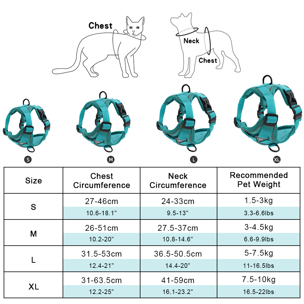 Adjustable Breathable Dog Vest Safety 1.5m Traction Leash No Pull Dog Harness Set Personalized for Safe and Stylish Walks