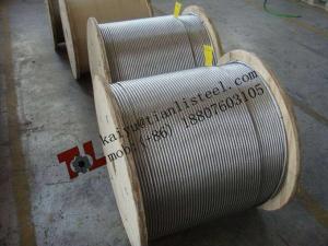 Quality 1.4401 1x19 6mm Stainless Steel Wire Rope Net Weight 180 kgs per 1000m wholesale
