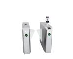 304 Stainless Steel Intelligent Flap Barrier Turnstile In Subway Station